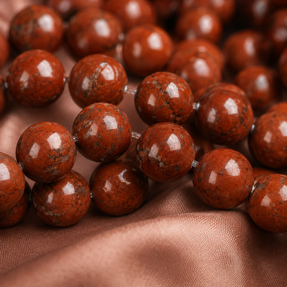 Red Jasper Bracelet | Red Jasper Crystal Bracelet (Manifestation and Inner Peace)