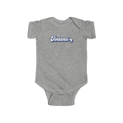 Retro Finland Baby Bodysuit Scandinavian Design Studio