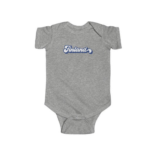 Retro Finland Baby Bodysuit Scandinavian Design Studio