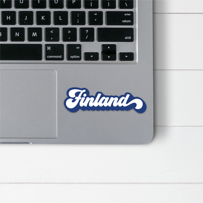 Retro Finland Sticker