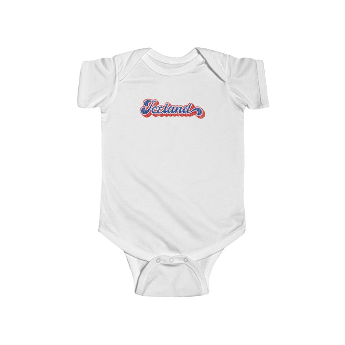 Retro Iceland Baby Bodysuit Scandinavian Design Studio
