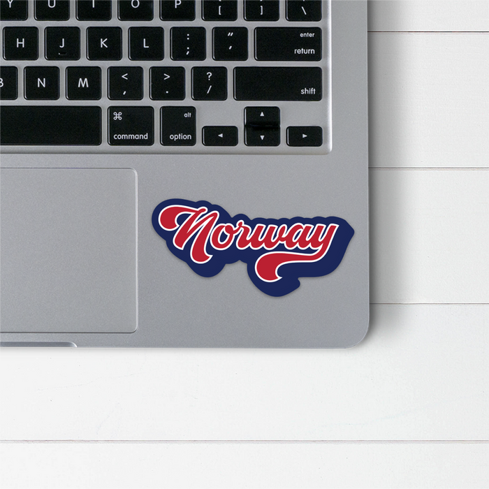 Retro Norway Sticker