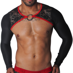 Romantic Black Harness de Gigo Underwear