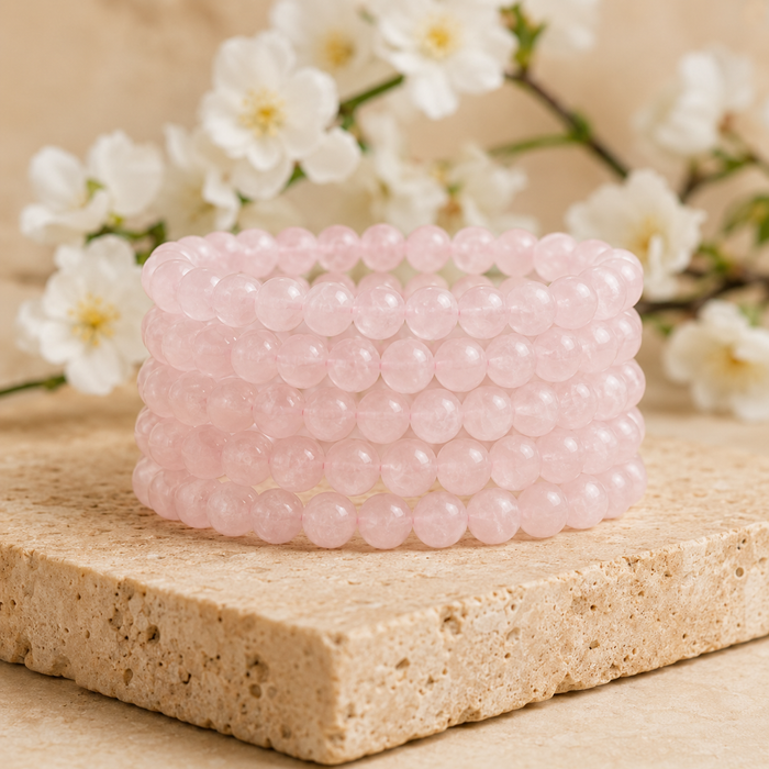 Rose Quartz Bracelet (Self-Love and Concentration)