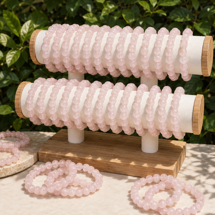 Rose Quartz Bracelet (Self-Love and Concentration)