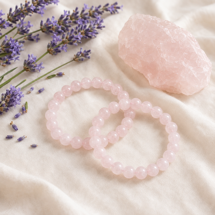 Rose Quartz Bracelet (Self-Love and Concentration)