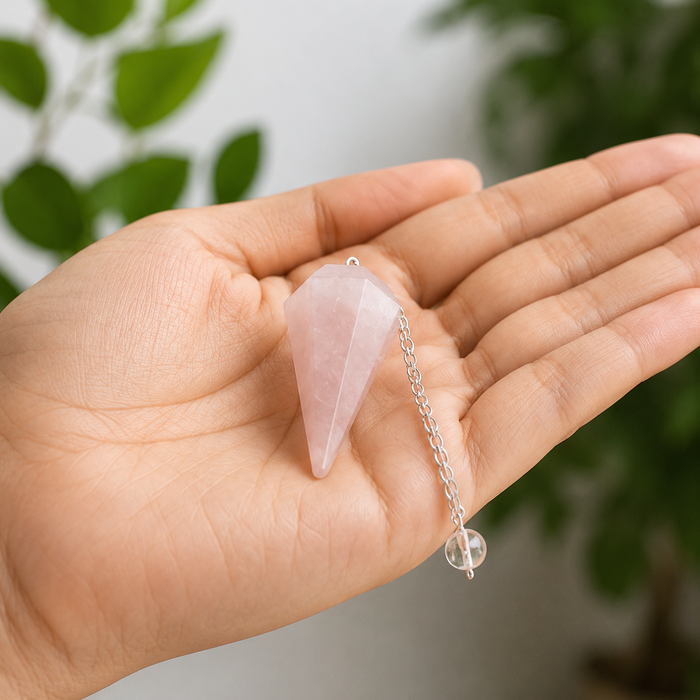 Rose Quartz Pendulum