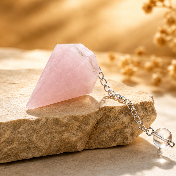 Rose Quartz Pendulum