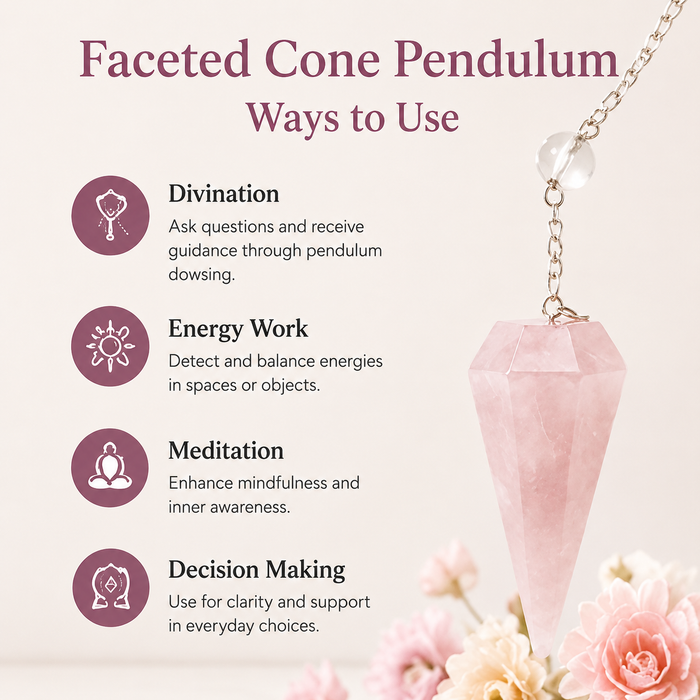 Rose Quartz Pendulum