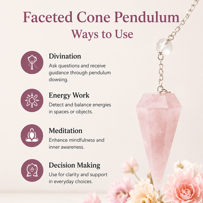Rose Quartz Pendulum