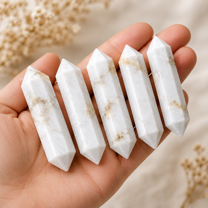 Scolecite Double Terminated Point Pencil, Scolecite Point