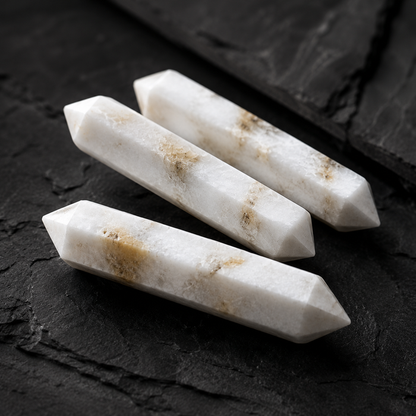 Scolecite Double Terminated Point Pencil, Scolecite Point