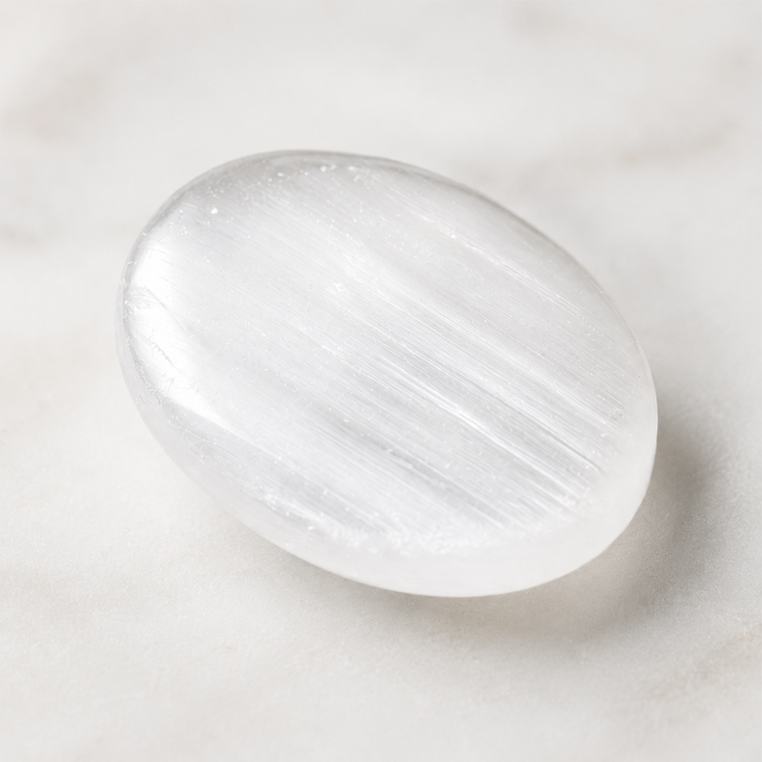 Selenite Pocket Stones (Protection and Clairvoyance )