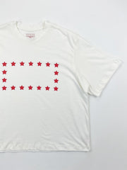 Soft Cotton Red Stars Basic T-Shirt