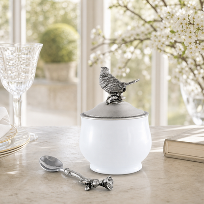 Song Bird Sugar Bowl and Spoon 2