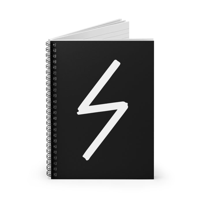 Sowilo (The Sun) Viking Rune Spiral Notebook Scandinavian Design Studio