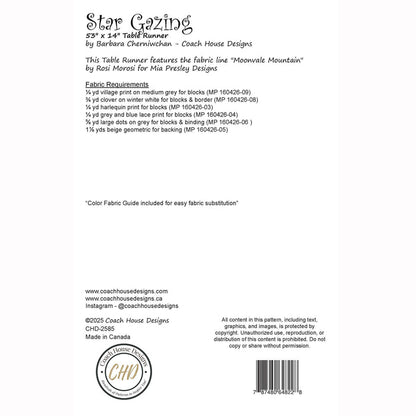 Star Gazing Table Runner Pattern