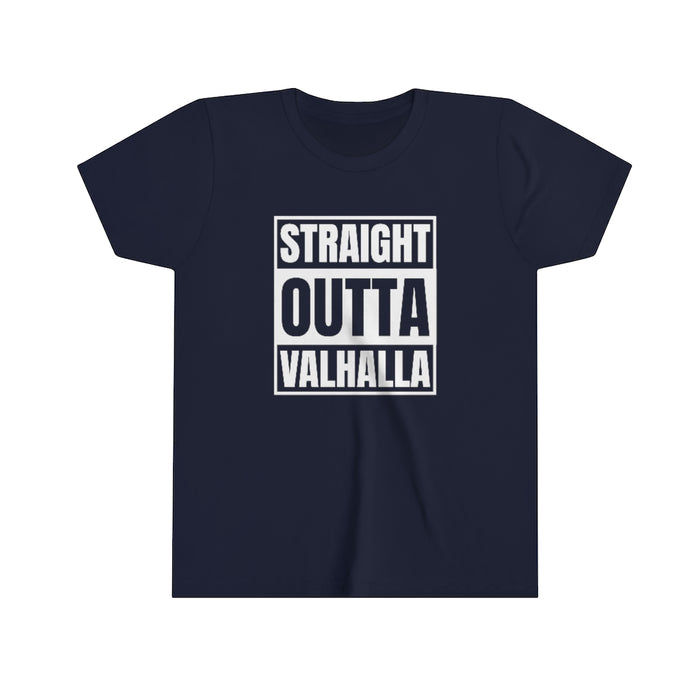 Straight Outta Valhalla Kids T-Shirt Scandinavian Design Studio