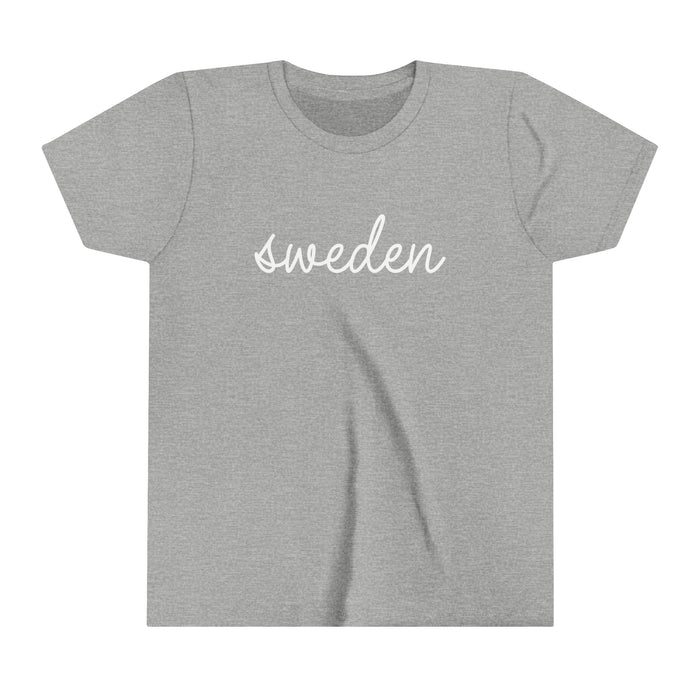 Sweden Script Kids T-Shirt