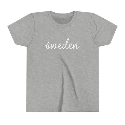 Sweden Script Kids T-Shirt