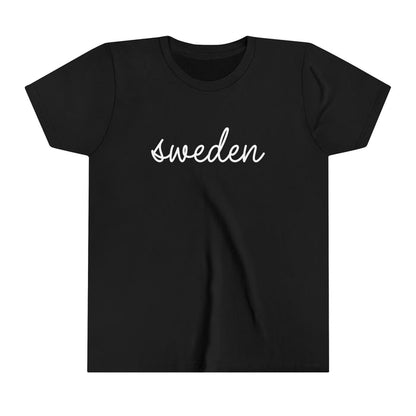 Sweden Script Kids T-Shirt