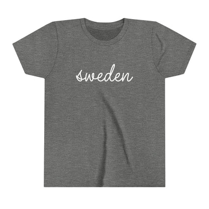 Sweden Script Kids T-Shirt