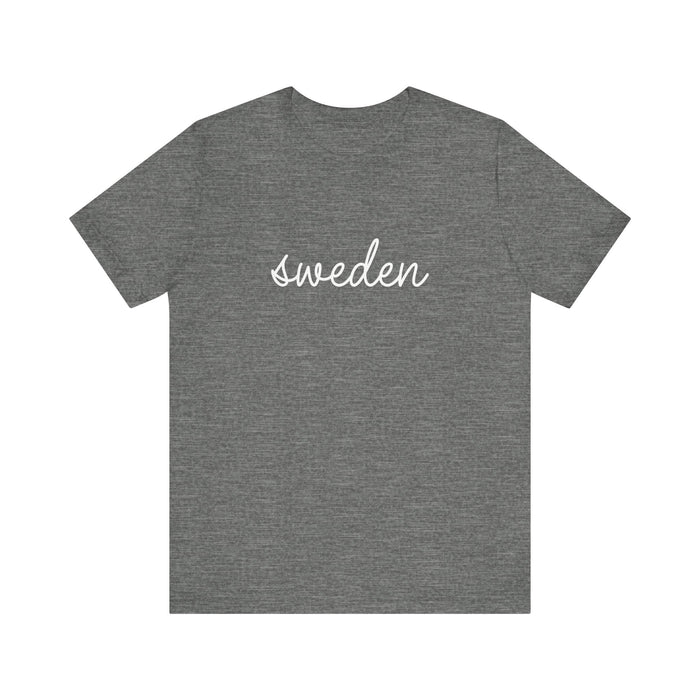 Sweden Script Unisex T-Shirt
