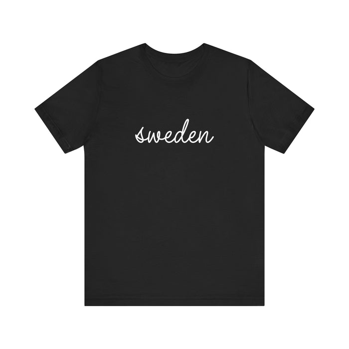 Sweden Script Unisex T-Shirt