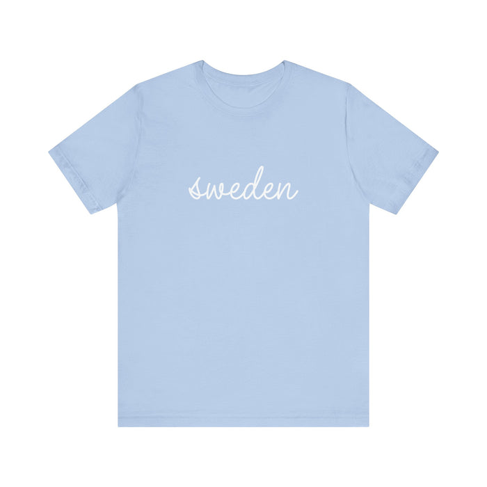 Sweden Script Unisex T-Shirt