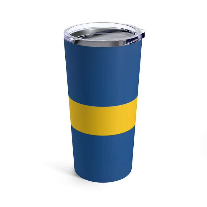 Swedish Flag 20 oz Insulated Tumbler Scandinavian Design Studio