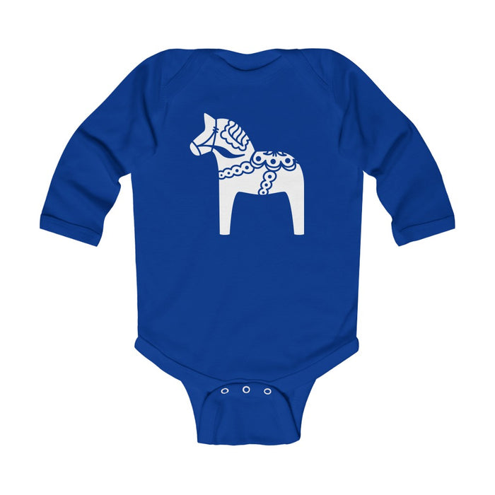 Swedish Horse Long Sleeve Bodysuit Scandinavian Design Studio