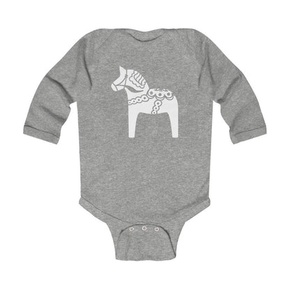 Swedish Horse Long Sleeve Bodysuit Scandinavian Design Studio