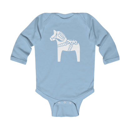 Swedish Horse Long Sleeve Bodysuit Scandinavian Design Studio