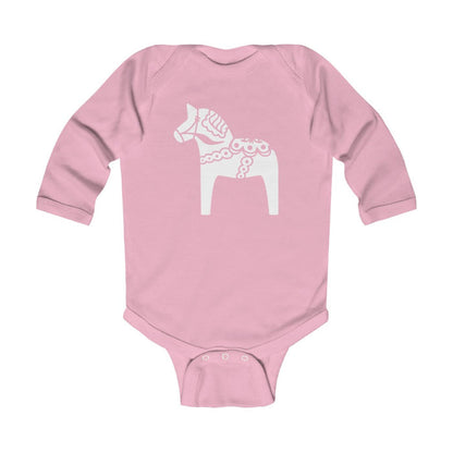 Swedish Horse Long Sleeve Bodysuit Scandinavian Design Studio