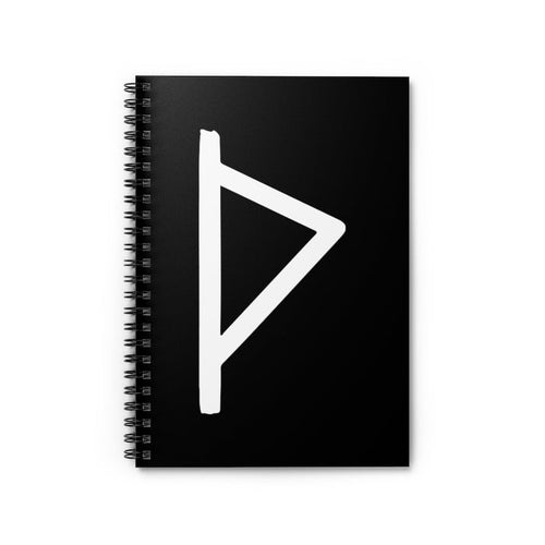 Thurisaz (Thor's Hammer) Viking Rune Spiral Notebook Scandinavian Design Studio