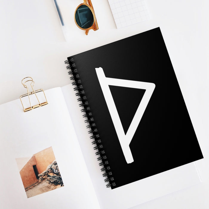 Thurisaz (Thor's Hammer) Viking Rune Spiral Notebook Scandinavian Design Studio