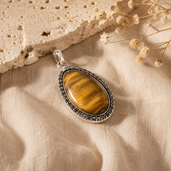 Tiger Eye Pendants – Natural Crystal Pendants Healing Gemstone Pendants