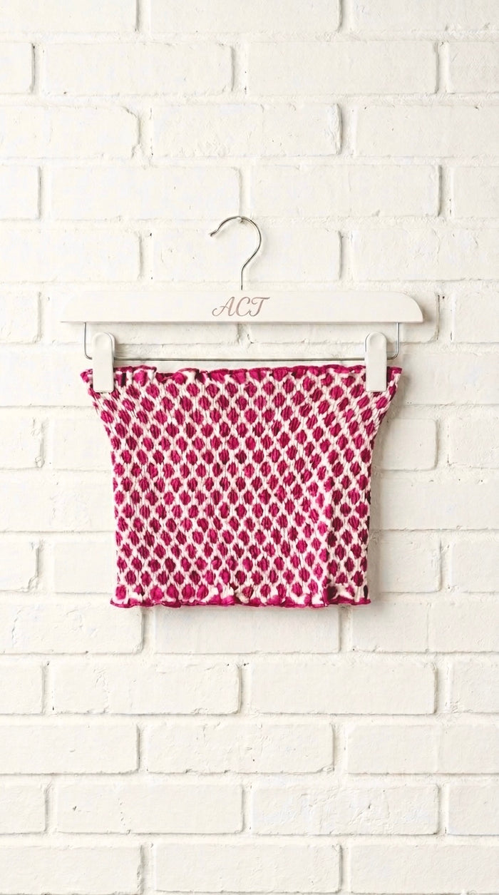 Top bandeau mini-diamonds +3 colores