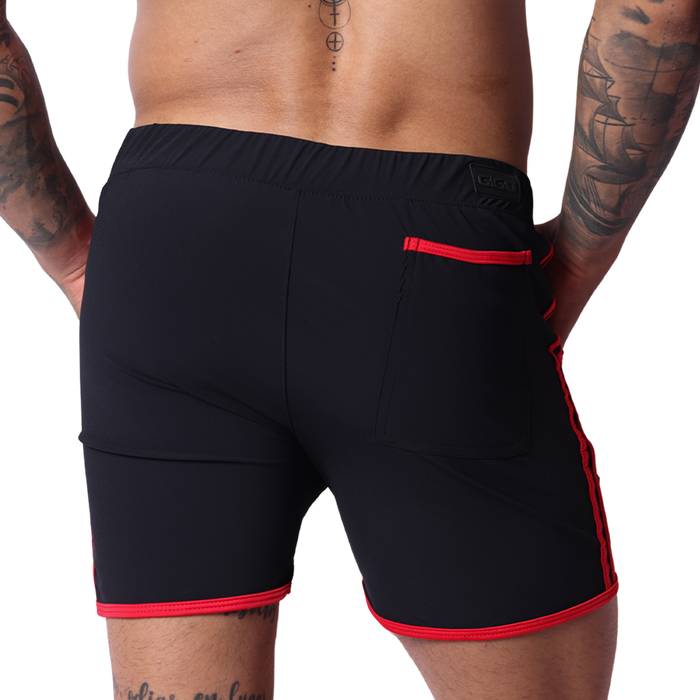 Typer Black Shorts vista posterior de Gigo Underwear