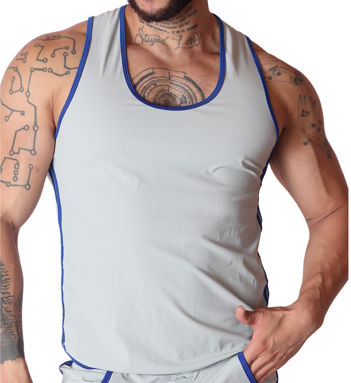 Typer Gray Tank de Gigo Underwear