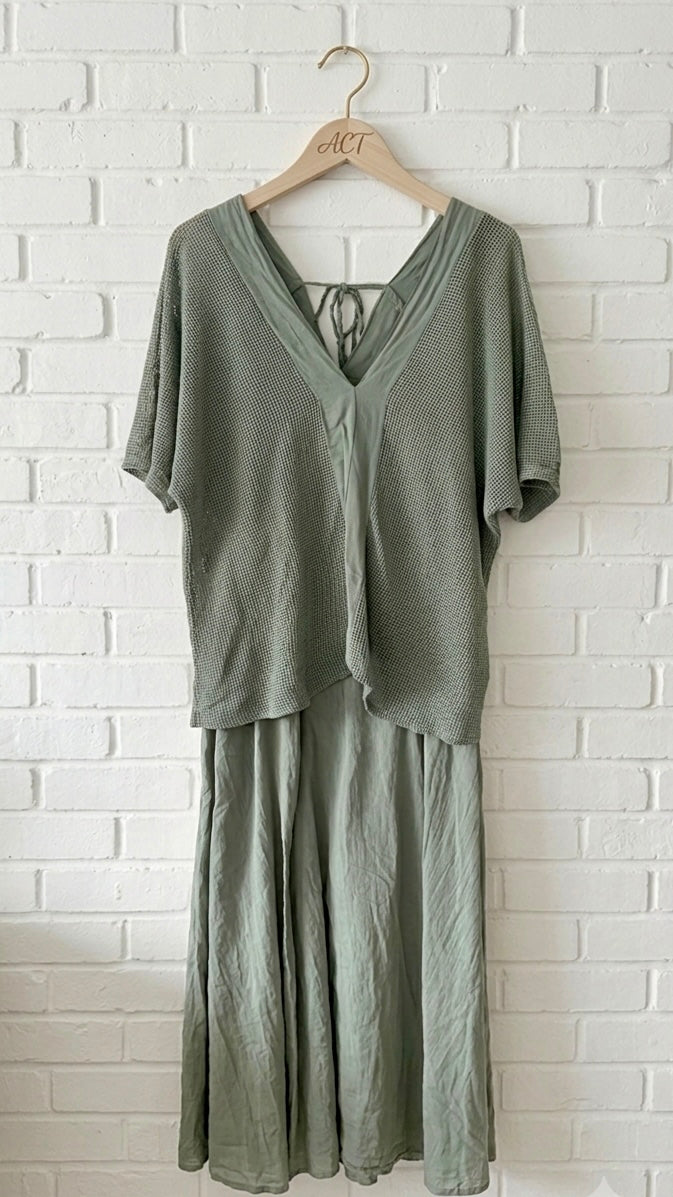Vestido dos piezas calado +3 colores