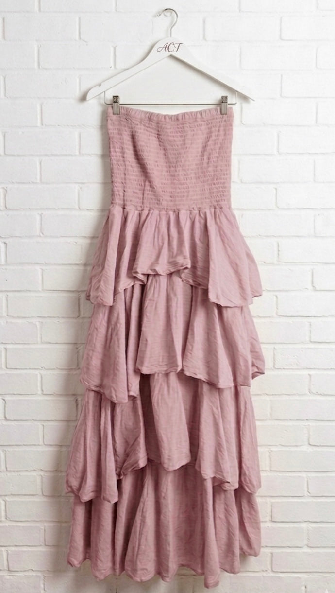 Vestido Maxi escote palabra de honor +8 colores