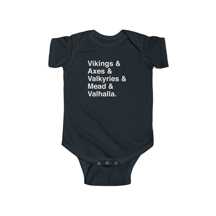 Viking Life Baby Bodysuit Scandinavian Design Studio