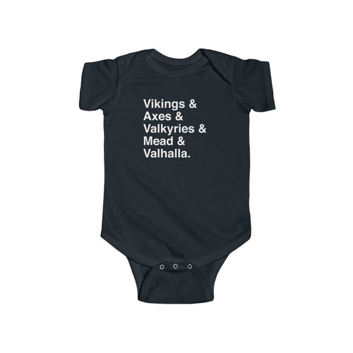 Viking Life Baby Bodysuit Scandinavian Design Studio