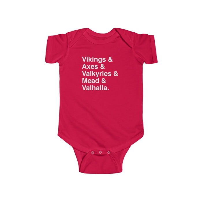 Viking Life Baby Bodysuit Scandinavian Design Studio