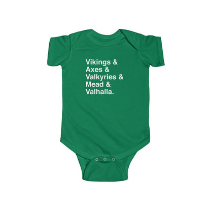 Viking Life Baby Bodysuit Scandinavian Design Studio