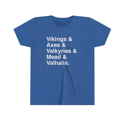 Viking Life Kids T-Shirt Scandinavian Design Studio