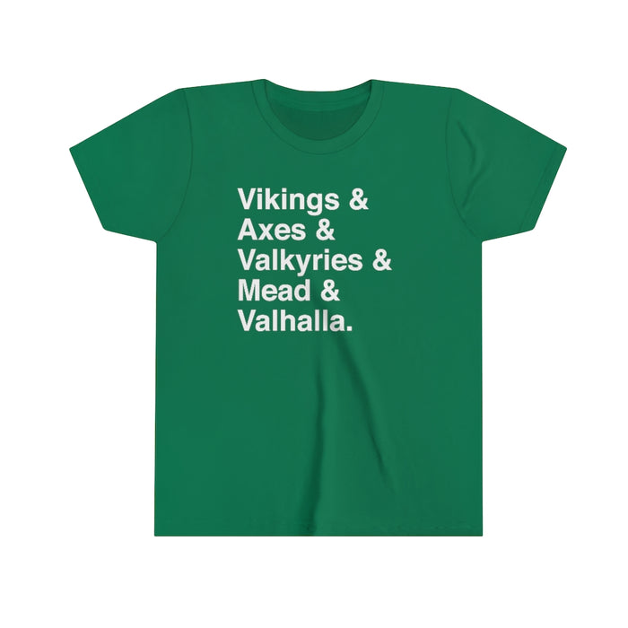 Viking Life Kids T-Shirt Scandinavian Design Studio
