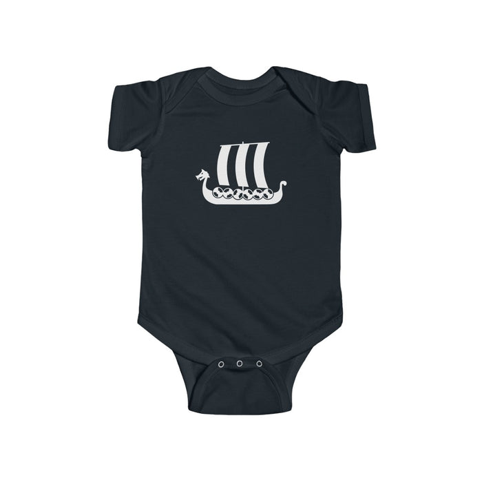 Viking Ship Baby Bodysuit Scandinavian Design Studio