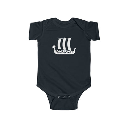Viking Ship Baby Bodysuit Scandinavian Design Studio